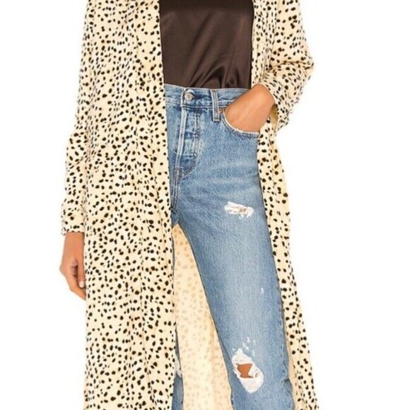 Cupcakes And Cashmere Arianne Cheetah Duster Cardigan - Picture 2 of 7